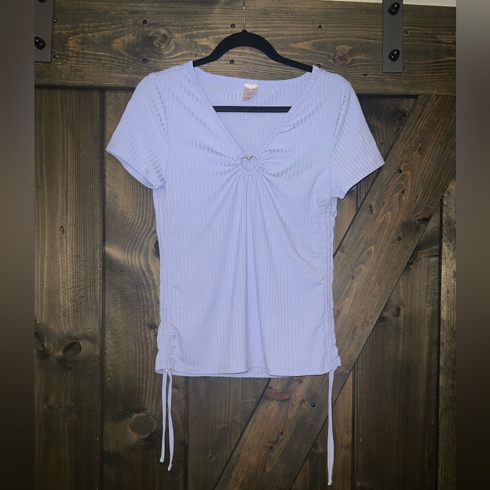 Xhilaration junior’s shirt light purple Size L